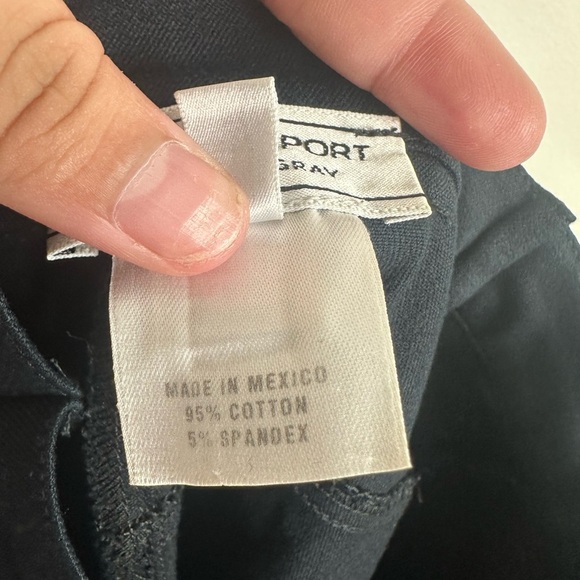 Like New St John Sport By Marie Gray Black Straight 90s Fit Pant Size 6 - Picture 8 of 8